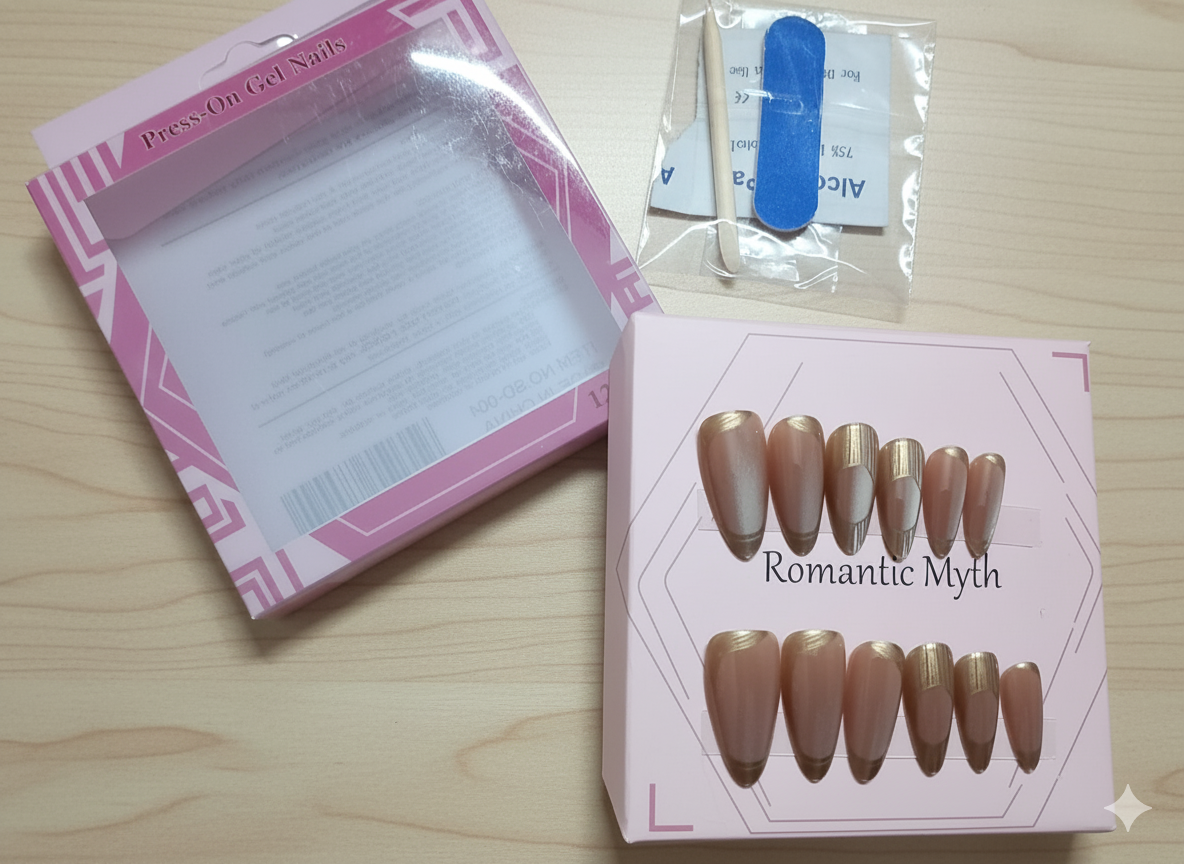 Light Peachy-Pink CAT EYE NAIL - Image 3