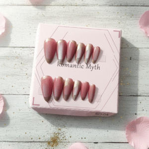 Deep Pink CAT EYE NAIL