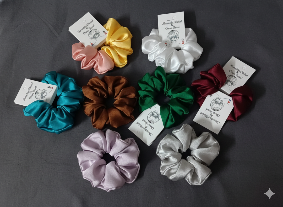 silk scrunchie - Image 3