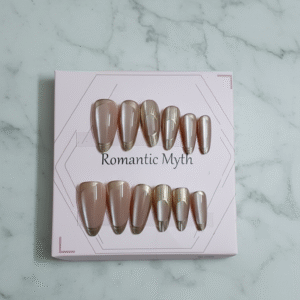 Light Peachy-Pink CAT EYE NAIL