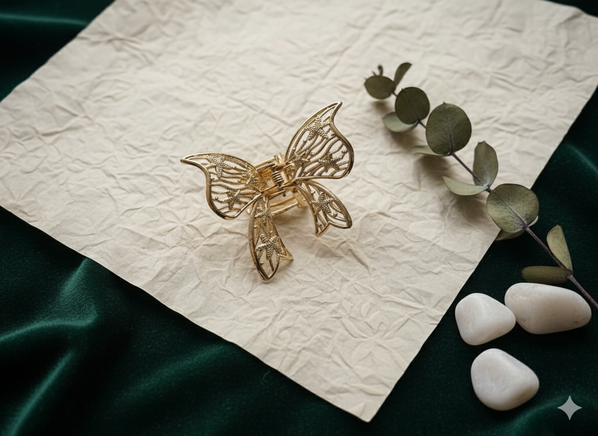 Butterfly Crown Hair Claw - Image 3