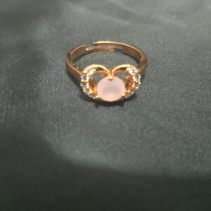 Moonstone Heart Ring