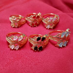 Exquisite Butterfly Statement Rings